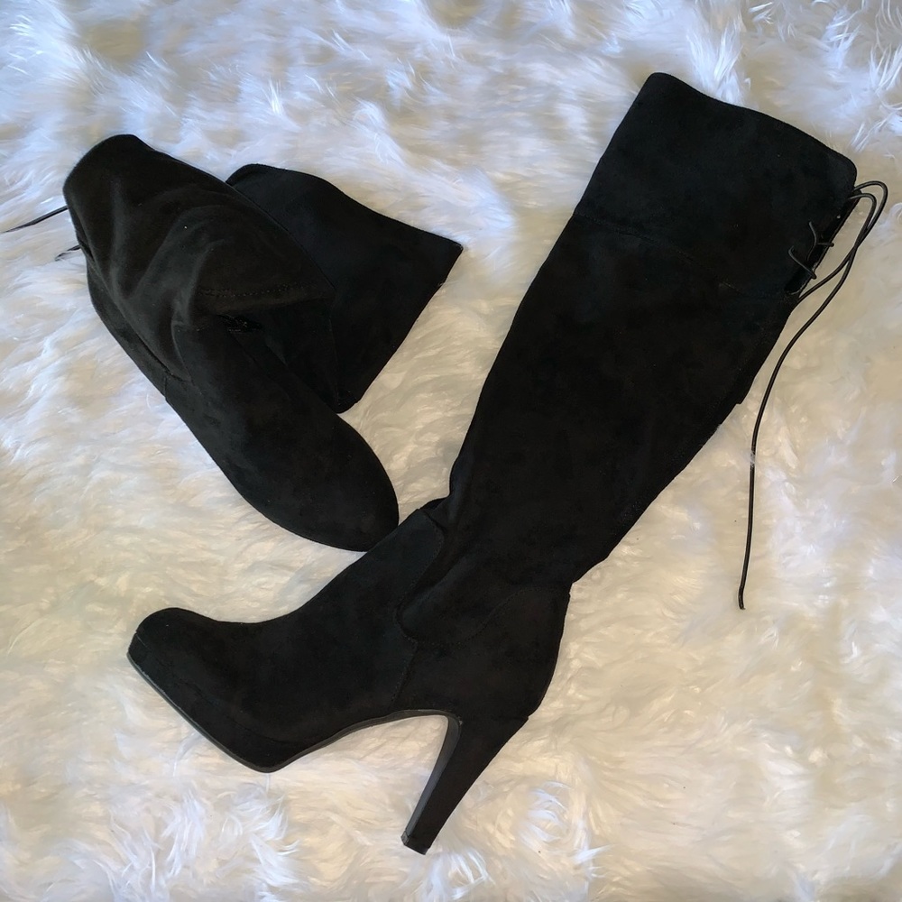 Kenneth Cole Unlisted Suede Over the Knee Boots